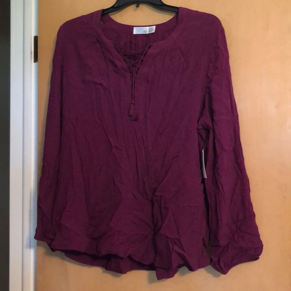 purple peasant dress